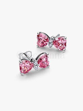 Pandora Bow Stud Earrings